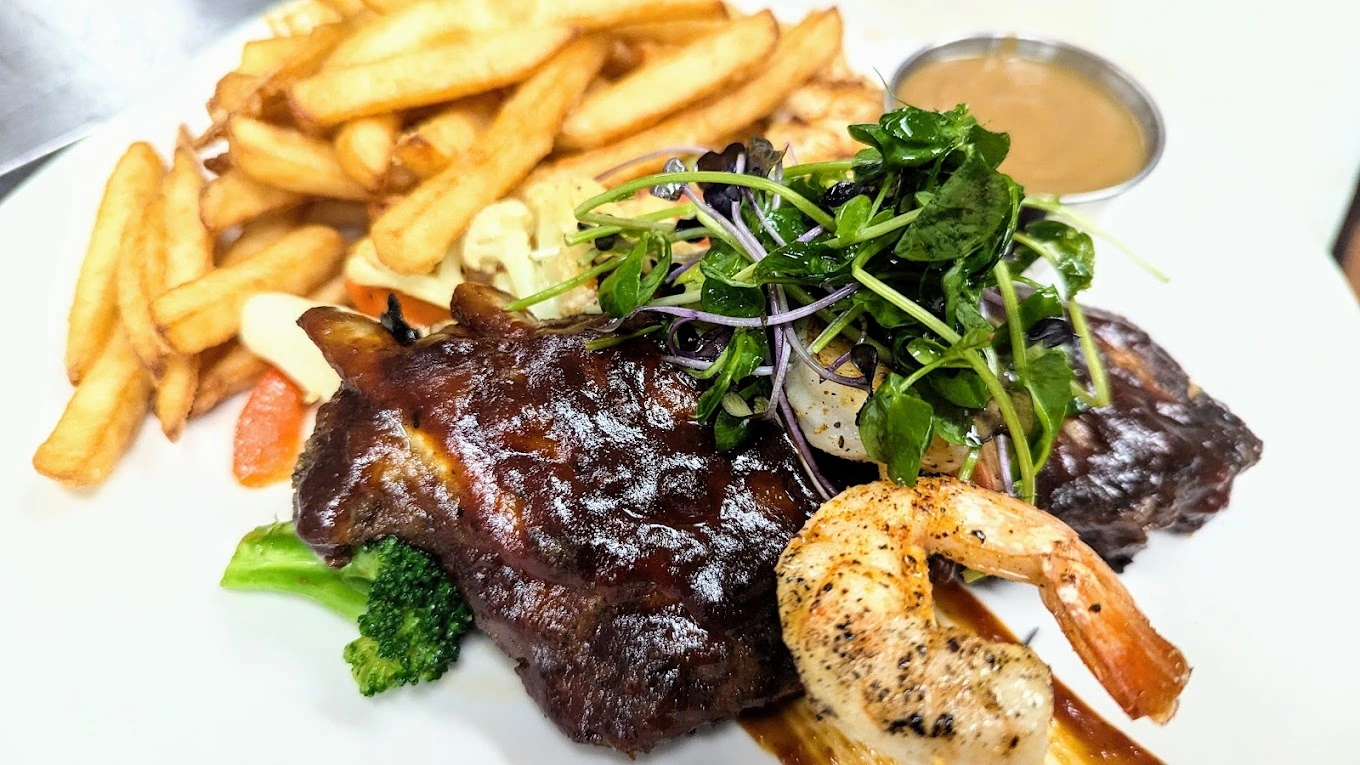 Premium steak dinner at K Motel & Steakhouse Swift Current, SK